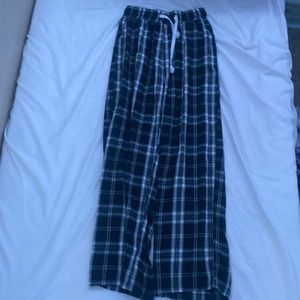 black and white pj pants